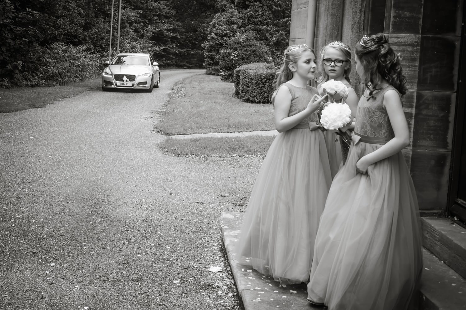 Bridesmaids at Carlisle Registry Office